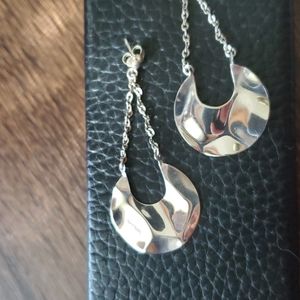 Sterling Silver Dangle Earrings 1980s